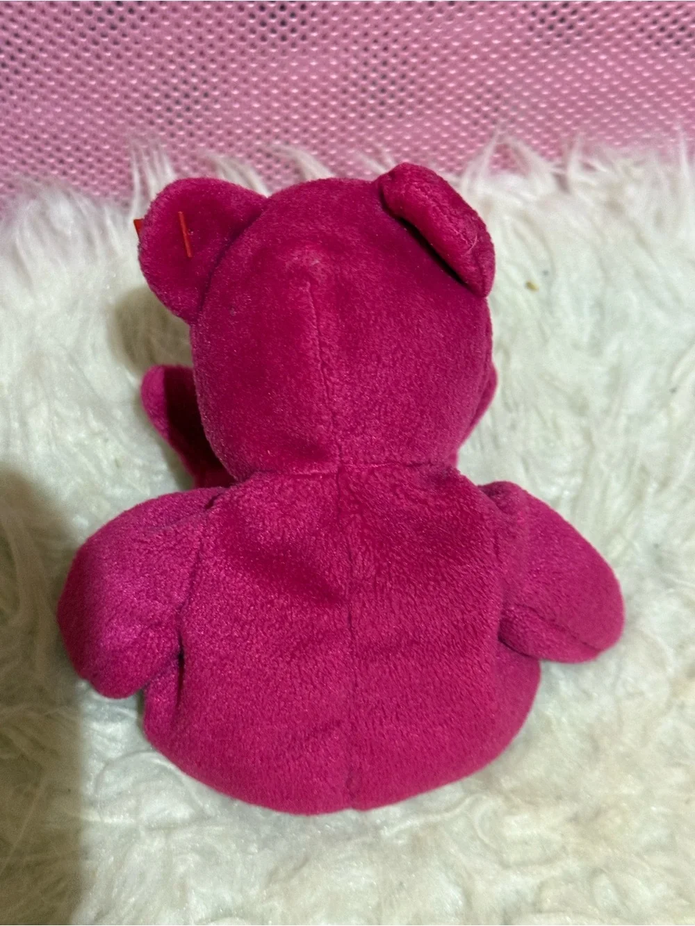 TY Beanie Baby - VALENTINA Red Bear Valentine Valentine's Day Heart Love 1999